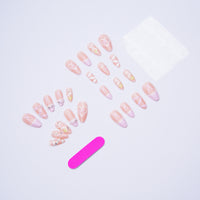 No.F468 Tie Bow Fingernails Patch 24pcs/Set