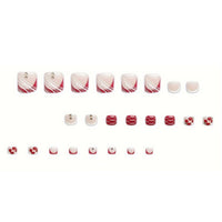 No.PSN14 Flowers Flash Hand & Toe Pair Set-48pcs