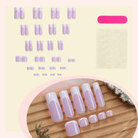 No.PSN111 Pink&White Hand & Toe Pair Set-48pcs