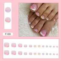 No.192 Rainbow Cute Toenails Patch 24pcs/Set