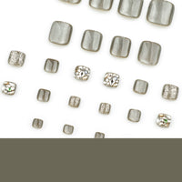 No.465 Cat's Eye Toenails Patch 24pcs/Set