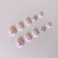 No.434 Crown With Diamonds Toenails Patch 24pcs/Set