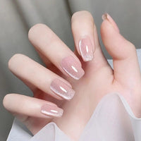 No.F72 Sweet Cat's eye Flash Fingernails Patch 30pcs/Set