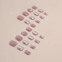 No.F32 Sweet Aurora Fairy Butterfly Fingernails Patch 24pcs/Set