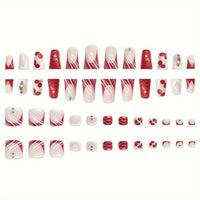 No.PSN14 Flowers Flash Hand & Toe Pair Set-48pcs