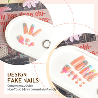 No.PSN4 Colorful Flowers Hand & Toe Pair Set – 48pcs