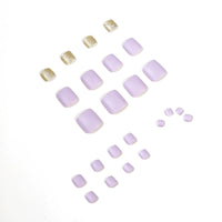 No.401 Purple Toenails Patch 24pcs/Set