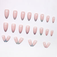 No.F37 Colorful Aurora Glitter Fingernails Patch 24pcs/Set