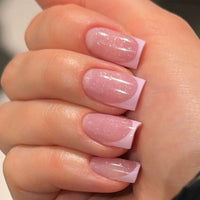 No.F292 Pink Fingernails Patch 24pcs/Set