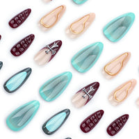 No.F524 Fashion Cross Fingernails Patch 24pcs/Set