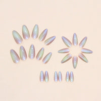 No.F347 Colorful Aurora Fingernails Patch 24pcs/Set