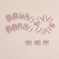 No.F32 Sweet Aurora Fairy Butterfly Fingernails Patch 24pcs/Set