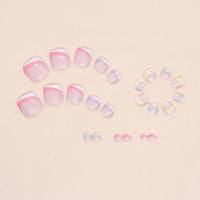 No.192 Rainbow Cute Toenails Patch 24pcs/Set