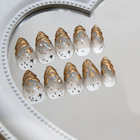 No.F314 Retro Fingernails Patch 24pcs/Set