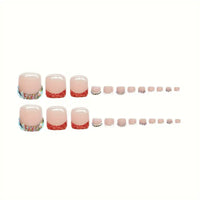 No.PSN24 Fashion Flower Hand & Toe Pair Set-48pcs