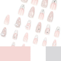 No.F320 Love Bow Fingernails Patch 24pcs/Set