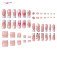 No.PSN148 Sweet Flower Hand & Toe Pair Set-48pcs
