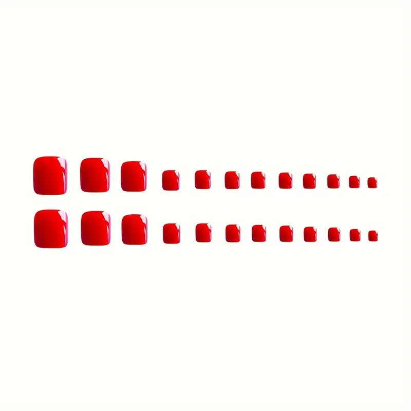 No.PSN17 Red Hand & Toe Pair Set-48pcs