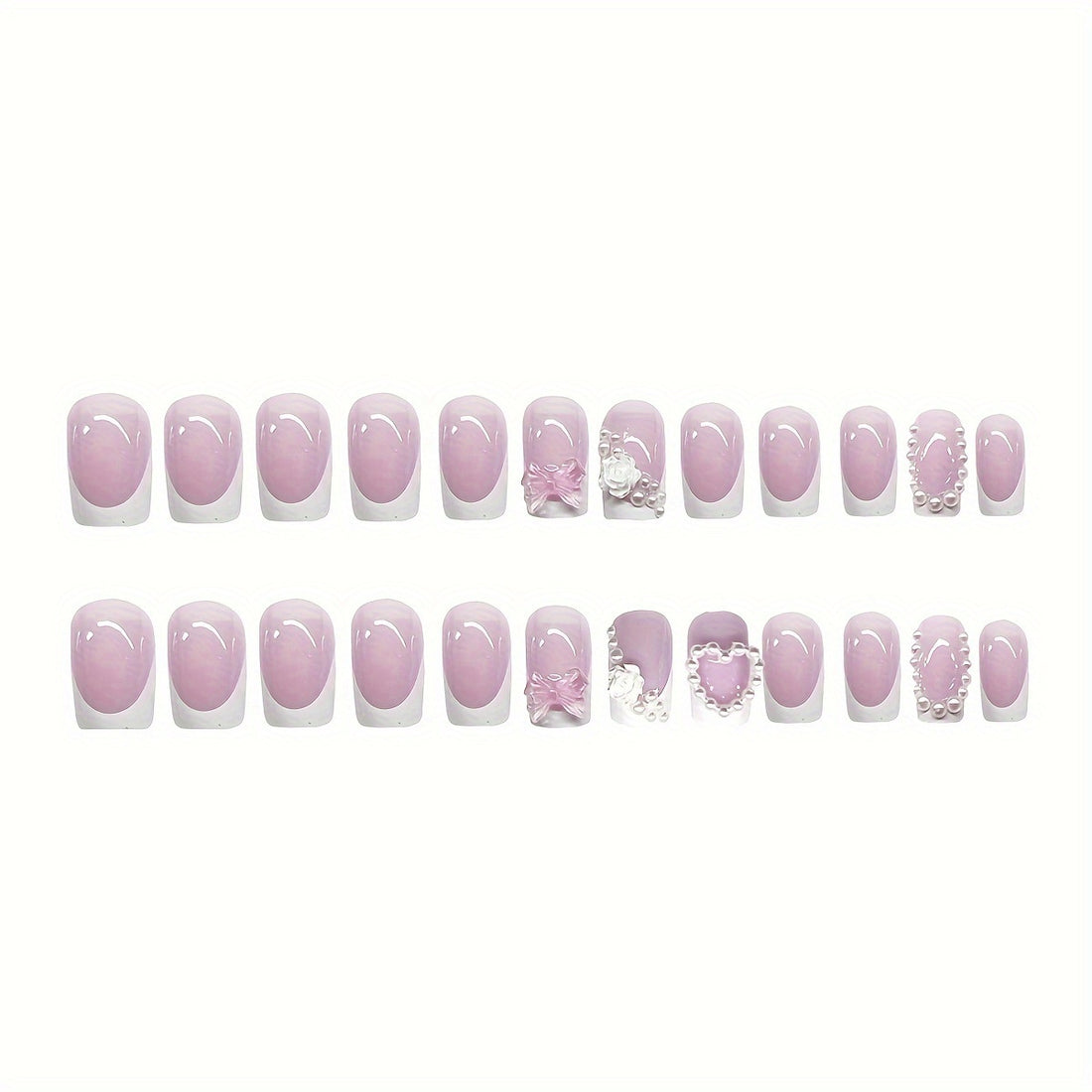 No.PSN75 Flashing Heart Hand & Toe Pair Set-48pcs