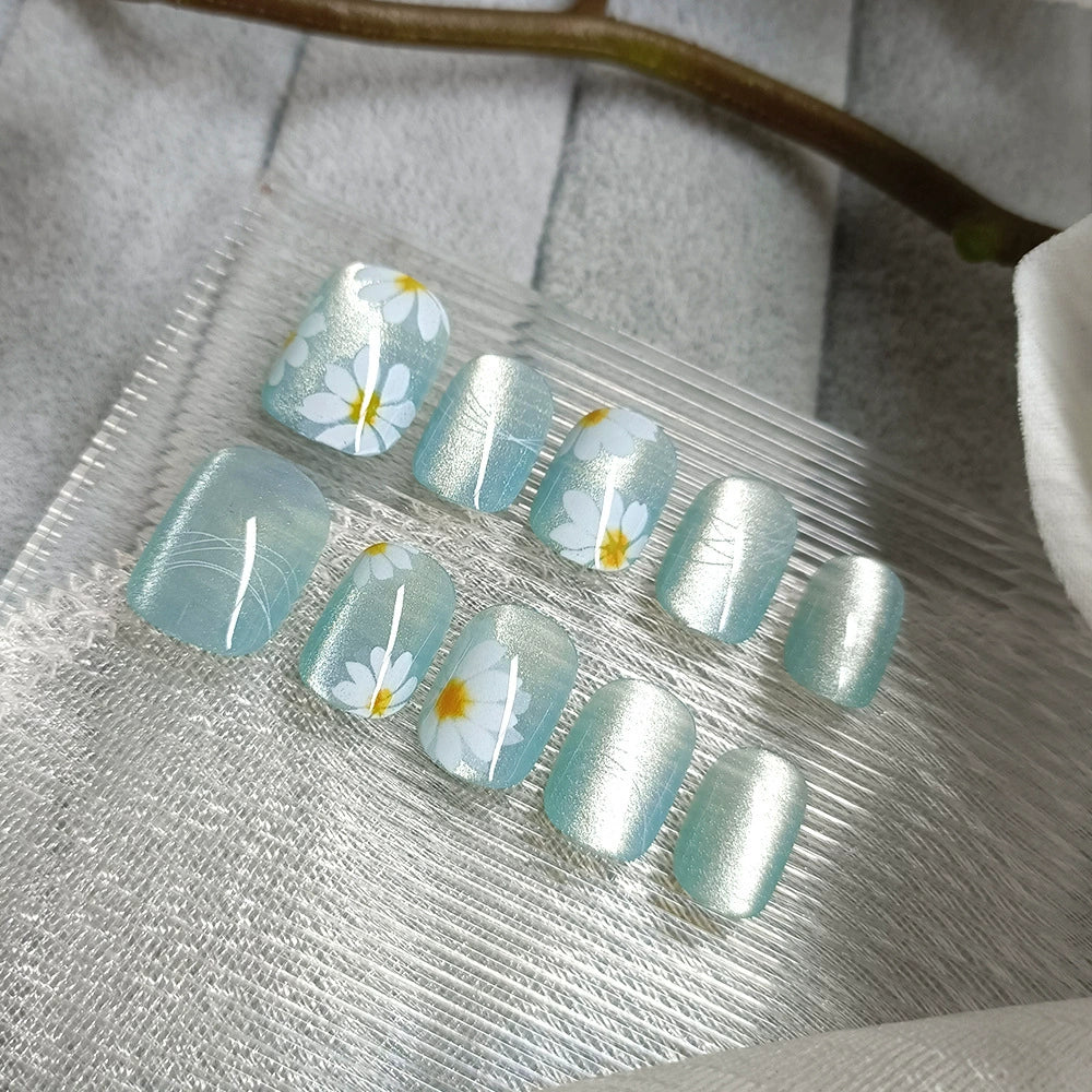 No.FP18 10pcs Light Green Cat&