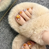 No.603 Summer  Cat's Eye Toenails Patch 24pcs/Set