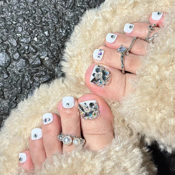 No.487 Full Diamond Toenails Patch 24pcs/Set