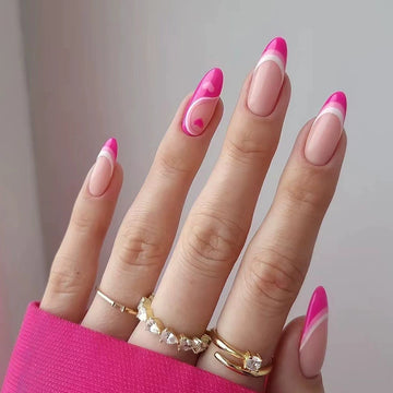 No.F330 Heart Fingernails Patch 24pcs/Set
