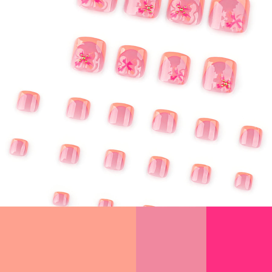 No.PSN99 Print Hand & Toe Pair Set-48pcs