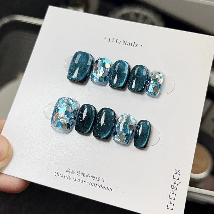No.FP17 10pcs Blue Cat&