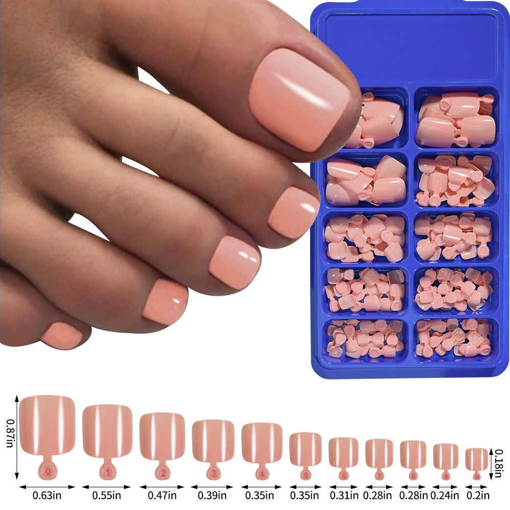No.301 Fashion Toenail Patch 100pcs/Set