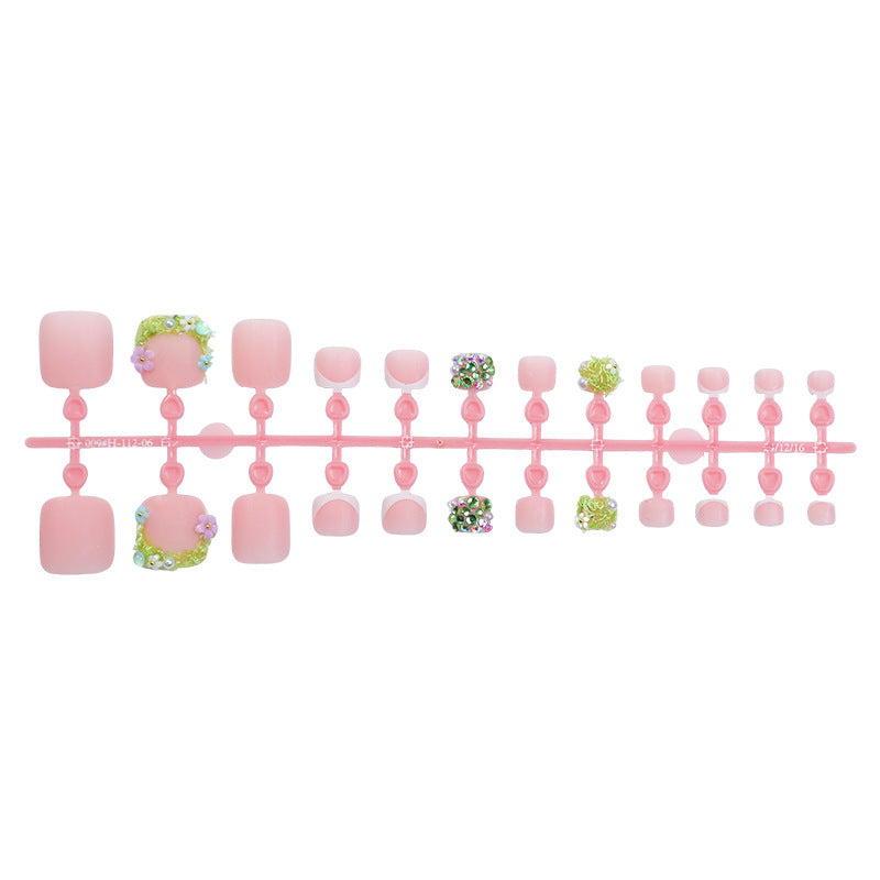 No.652  Print Toenails Patch 24pcs/Set
