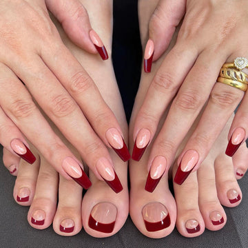 No.PSN45 Red Hand & Toe Pair Set-48pcs