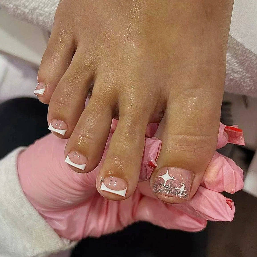 No.396 Glitter Toenails Patch 24pcs/Set