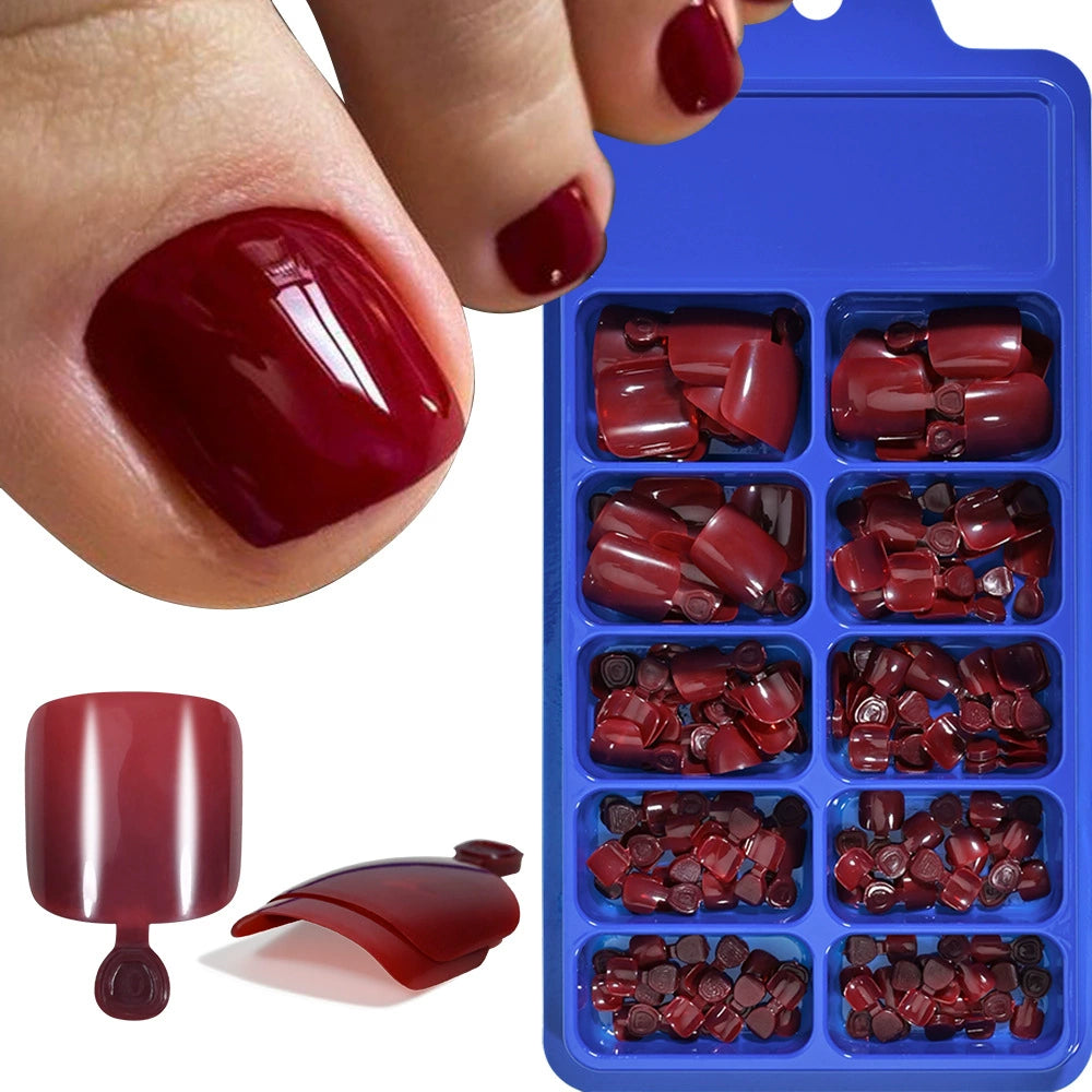 No.301 Fashion Toenail Patch 100pcs/Set
