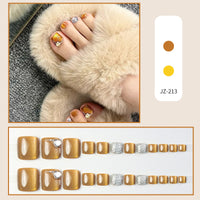 No.603 Summer  Cat's Eye Toenails Patch 24pcs/Set
