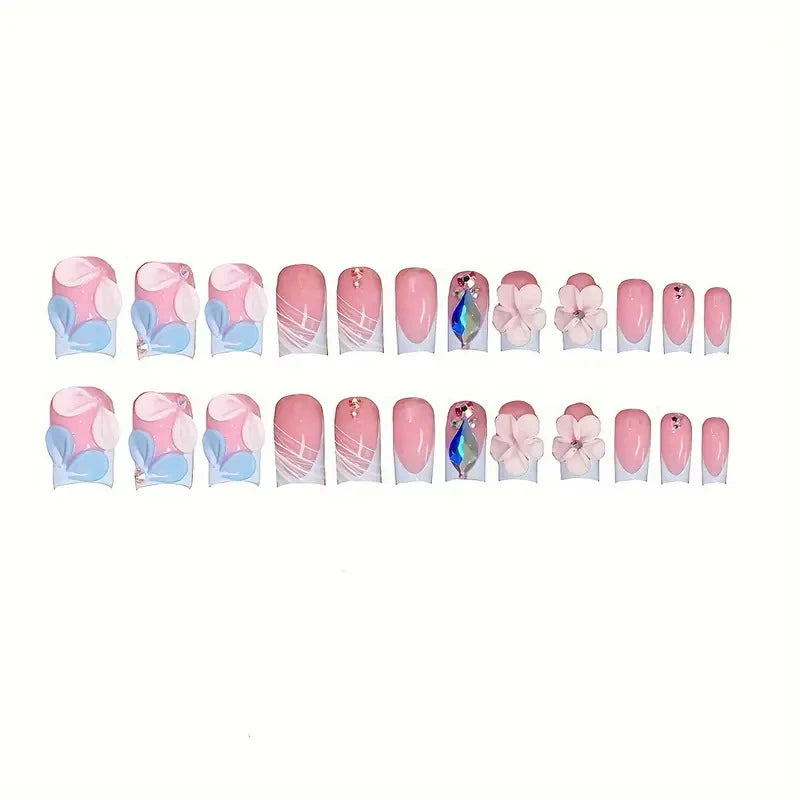 No.PSN33 Flower Hand & Toe Pair Set-48pcs