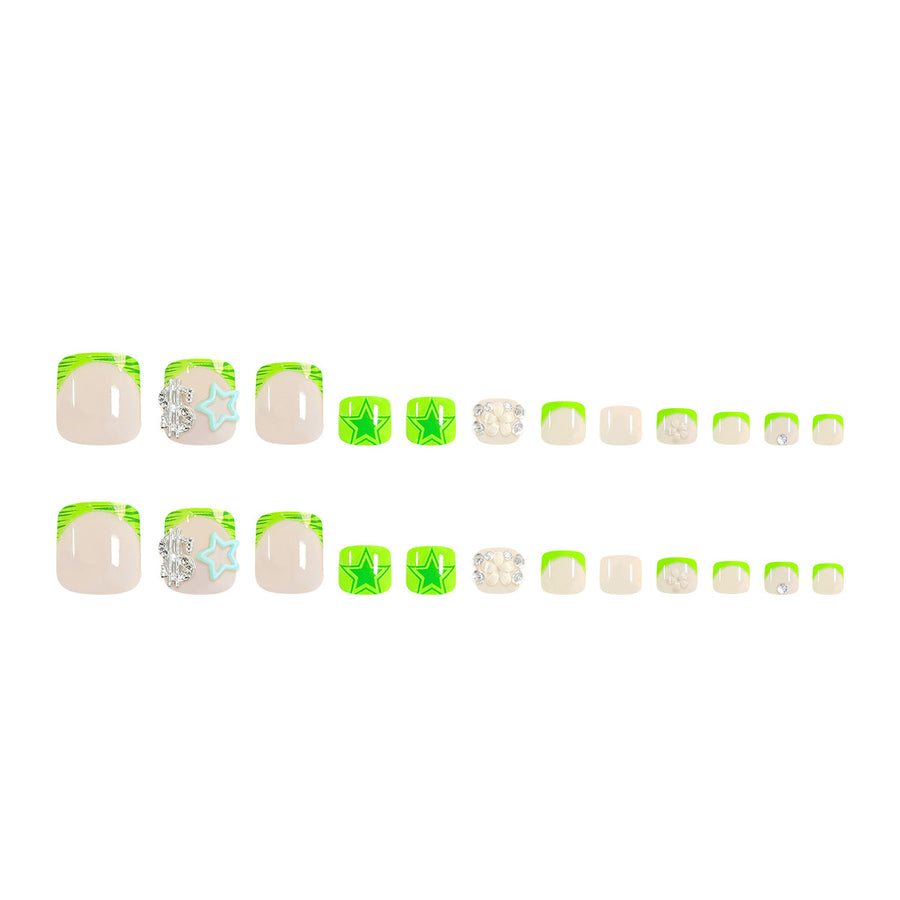 No.363 Star Toenails Patch 24pcs/Set