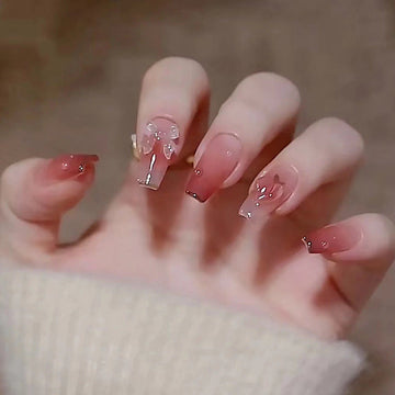 No.F9 Gradient Color Fingernails Patch 24pcs/Set