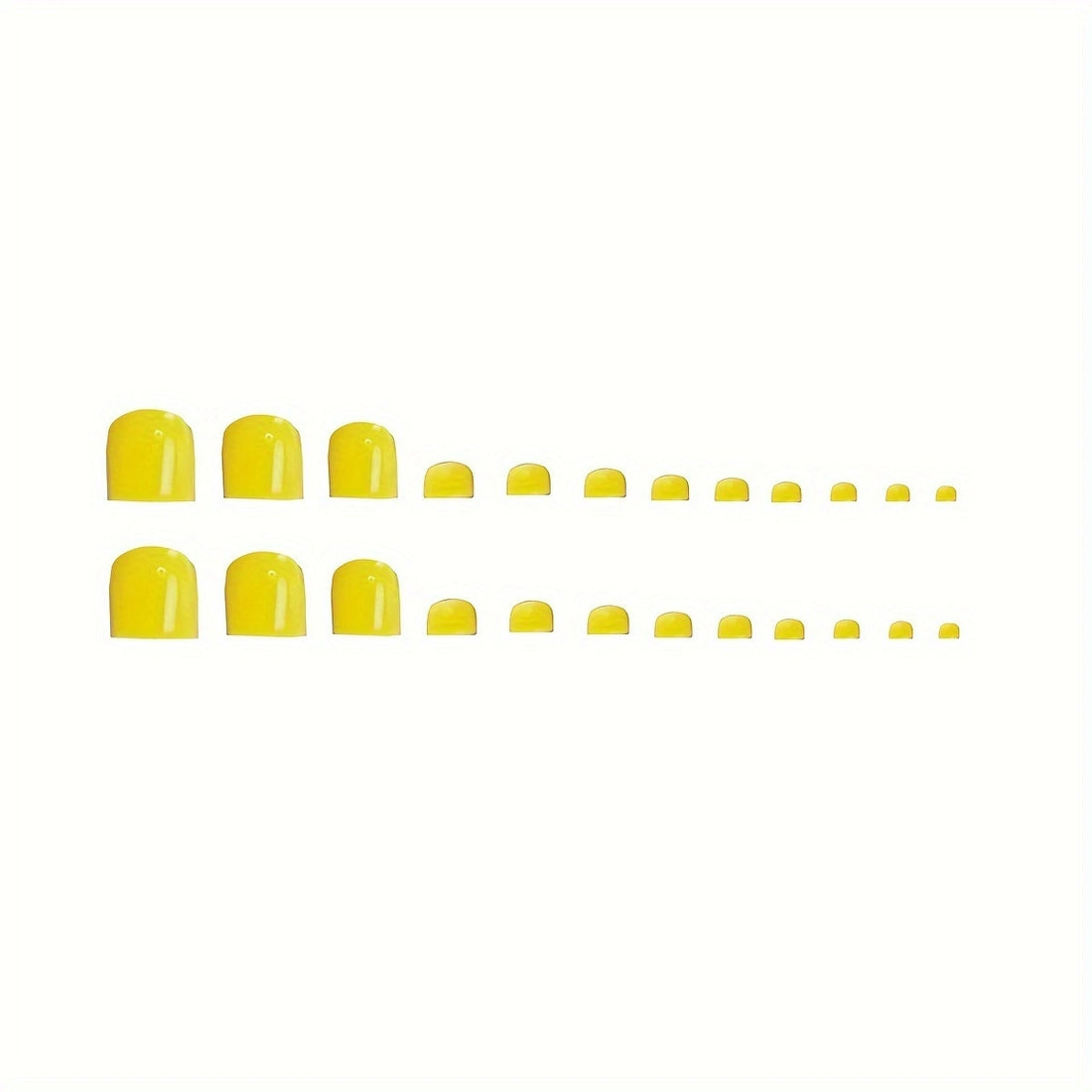 No.PSN28 Yellow Hand & Toe Pair Set-48pcs