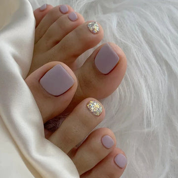 No.401 Purple Toenails Patch 24pcs/Set