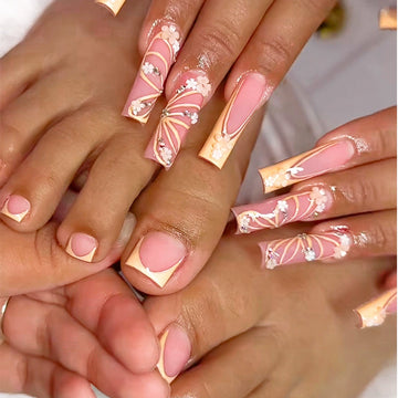 No.PSN9 Butterfly Pattern Hand & Toe Pair Set-48pcs