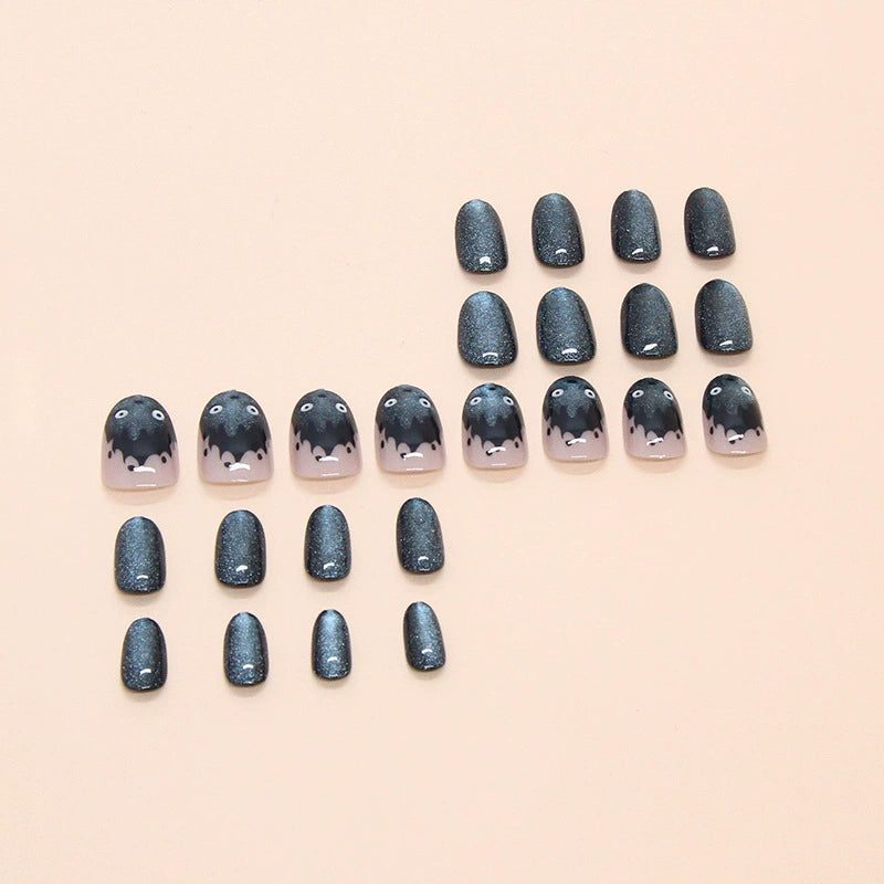 No.F327 Devil's Flame Fingernails Patch 24pcs/Set
