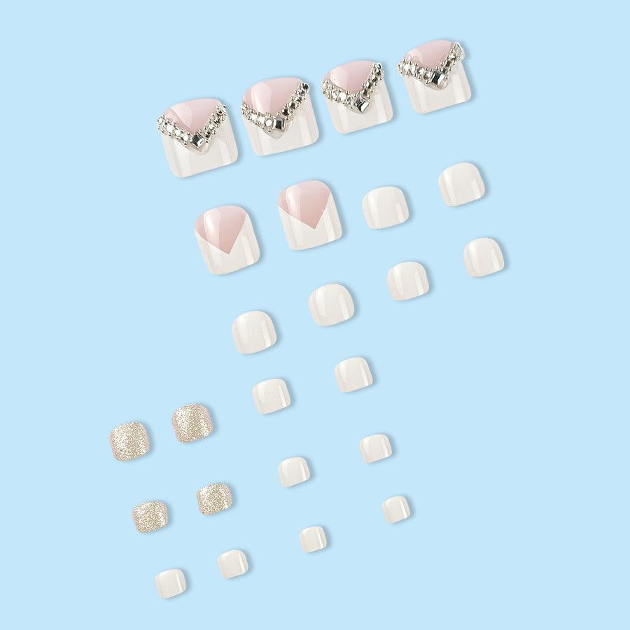 No.385 Cute Toenails Patch 24pcs/Set