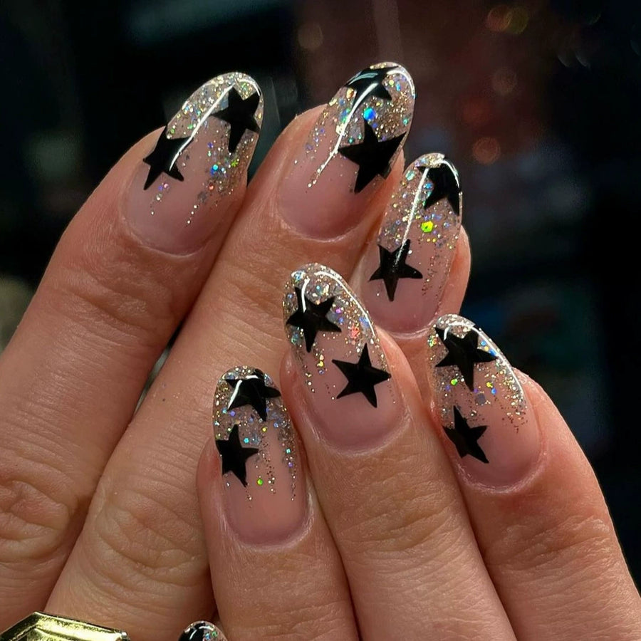 No.F319 Star Fingernails Patch 24pcs/Set