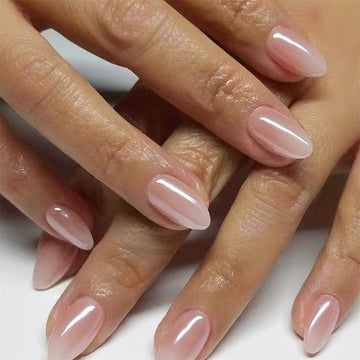 No.F251 Solid Color Fingernails Patch 24pcs/Set